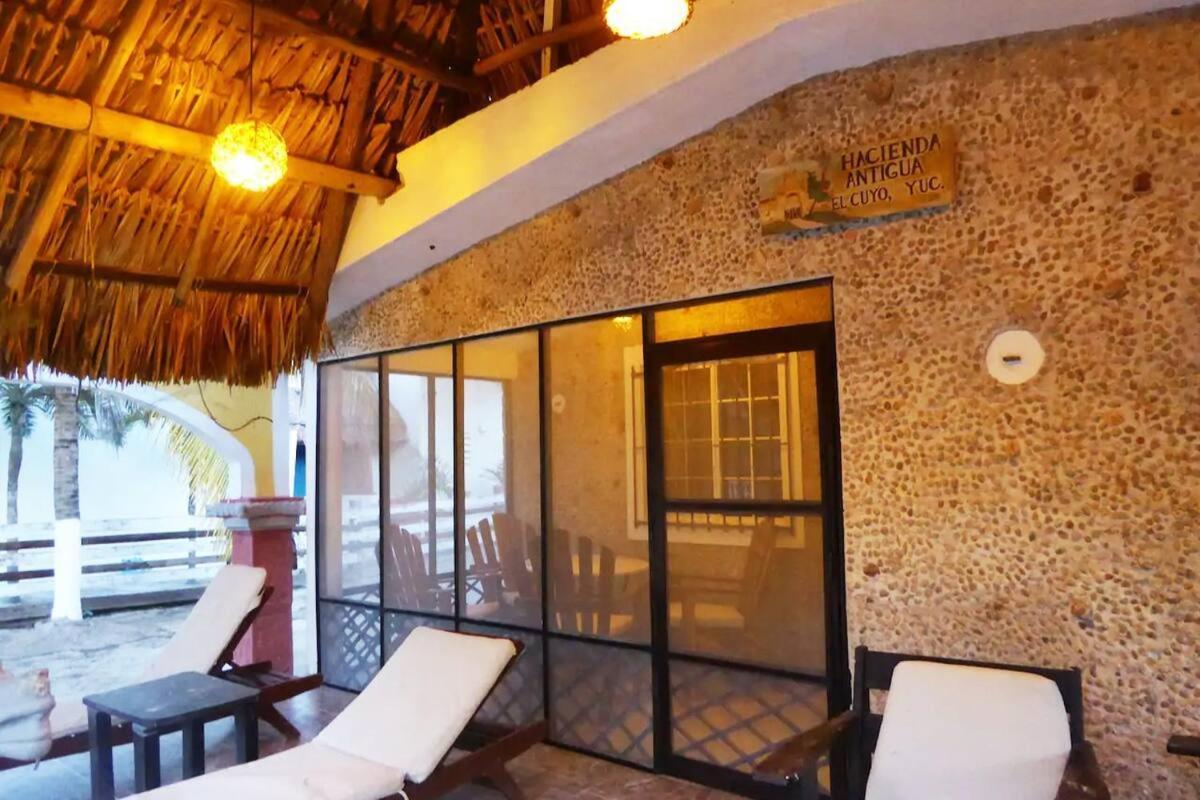 Hacienda Antigua Villa, 50M From Sandy Beach El Cuyo Eksteriør bilde